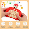 Quick Push Game Console,4 Modes Games, A Toy Game Machine That Exercises Reaction - Mario
