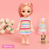 Hard Rubber-Doll-Colorful Dress (16 cm ) 