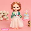 Hard Rubber-Doll-White Dress (16 cm ) 