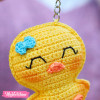 Crochet-Keychain-Yellow Duck