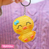 Crochet-Keychain-Yellow Duck
