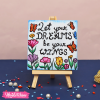 Canvas Mini Tableau-Let Your Dreams 