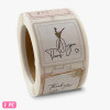 500pcs Thank You Cartoon Stickers  (2.8 *2.8 cm)