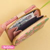 Leather Wallet - Flower
