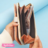 Leather Wallet - Flower