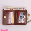 Leather Wallet - Wavy Pattern