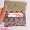 Leather Wallet - Wavy Pattern