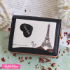 Small Leather Wallet - Eiffel tower