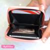 Leather Wallet-Gray Mickey Mouse