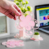 Rubber Heat resistant Non-Slip Coaster - Flower
