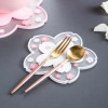 Rubber Heat resistant Non-Slip Coaster - Flower