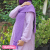 Crochet Scarf For Women-Lavender