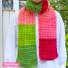 Crochet Scarf For Women-Colorful 