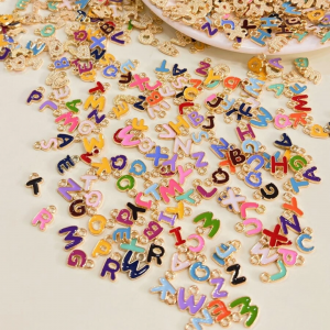 30pcs Random Letter DIY Pendant