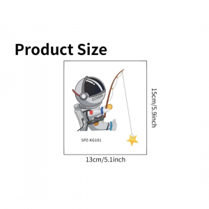 Astronaut Pattern Switch Outlet Wall Sticker