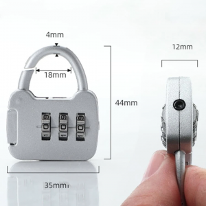 1pc Random Color Mini Password Lock