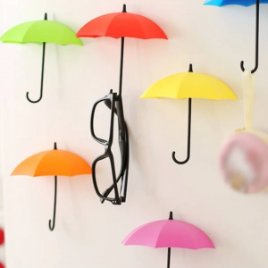 1 pcs Umbrella Design Random Color Wall Hook