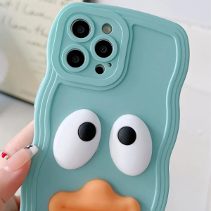 3D Cartoon Duck Decor Cover IPhone 13 Pro Max	