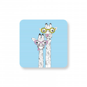 Rubber Mouse Pad-Giraffe