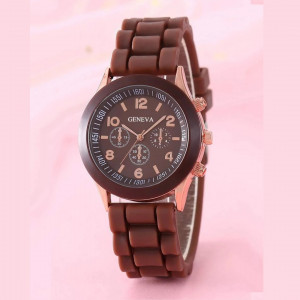 Round Pointer Quartz Watch 