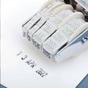 Vintage Date Random Stamp 