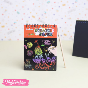 Scratch Papper for Rainbow Magic Art Drawing-OrangeSmall