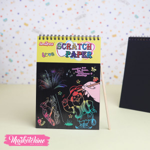 Scratch Papper for Rainbow Magic Art Drawing-Yellow Meduim