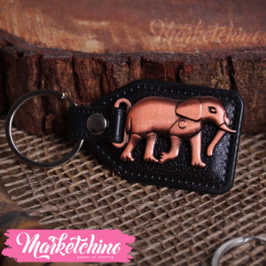 Keychain-Elephant-Copper