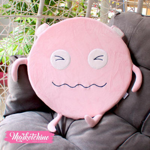 Seat Cushion-Monster-Pink