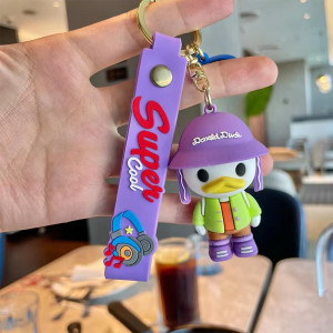 Silicone Keychain-Duck