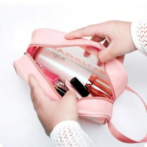 Portable Makeup Bag & Multi uses-Pink