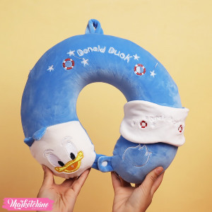 Cushion Neck With Eye Mask - Donald Duck