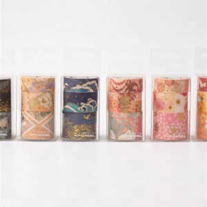 1 Set Of 3 Rolls Floral Pattern Random Washi Tape ( 200 CM ) 