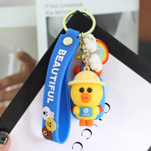 Silicone Keychain-Baby Duck 
