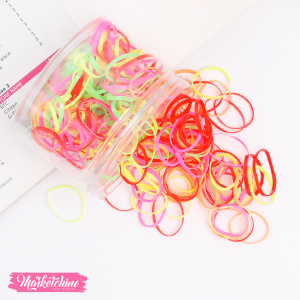 200Pcs Rubber Hair Accessories-Colorful 1