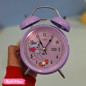 Metal Alarm Clock-Purple Bangtan Boys