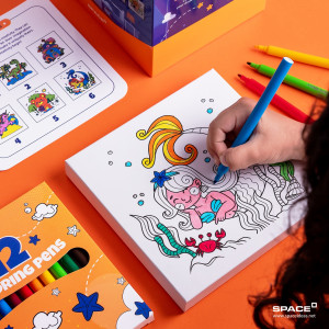 Space Frame Coloring Book