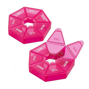 1pc Letter Graphic Medicine Storage Box
