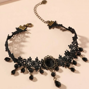 Bead Necklace Choker
