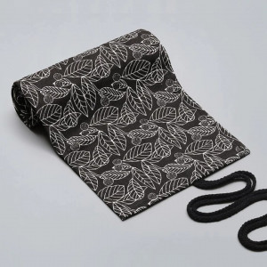 1 pc Leaf Pattern 24 Hole Roll-up Pencil Bag