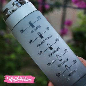 Acrylic Bottle Never Give Up-Pink (1000 L )