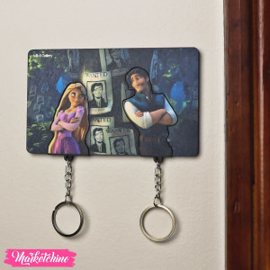Wooden Printed Tableau & Hanger - Rapunzel