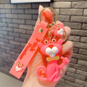 Silicone Keychain-Pink Panther 1