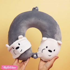 Cushion Neck&Eye Mask- We Bare Bears - Ice Bear