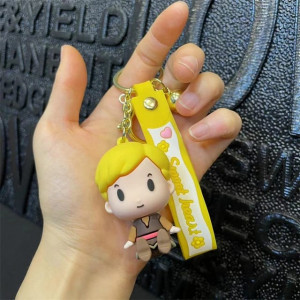 Silicone Keychain-Yellow Boy