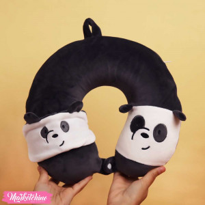 Cushion Neck&Eye Mask- We Bare Bears - Panda