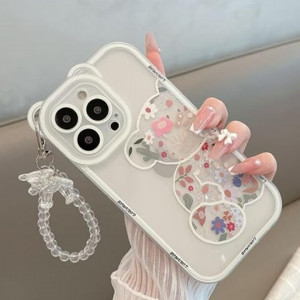 Cartoon Bear Pattern Cover IPhone 14