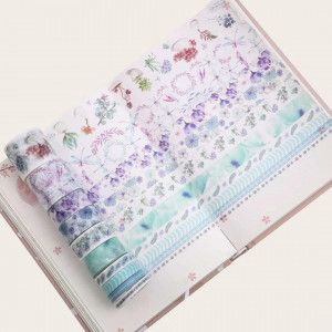 10 Roll Plant Pattern Random Washi Tape