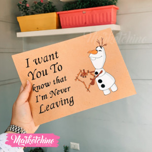 Gift Card Envelope-Olaf