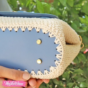Cross Bag-Crochet-Off White